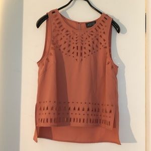 ASTR The Label Flowy Rose Top